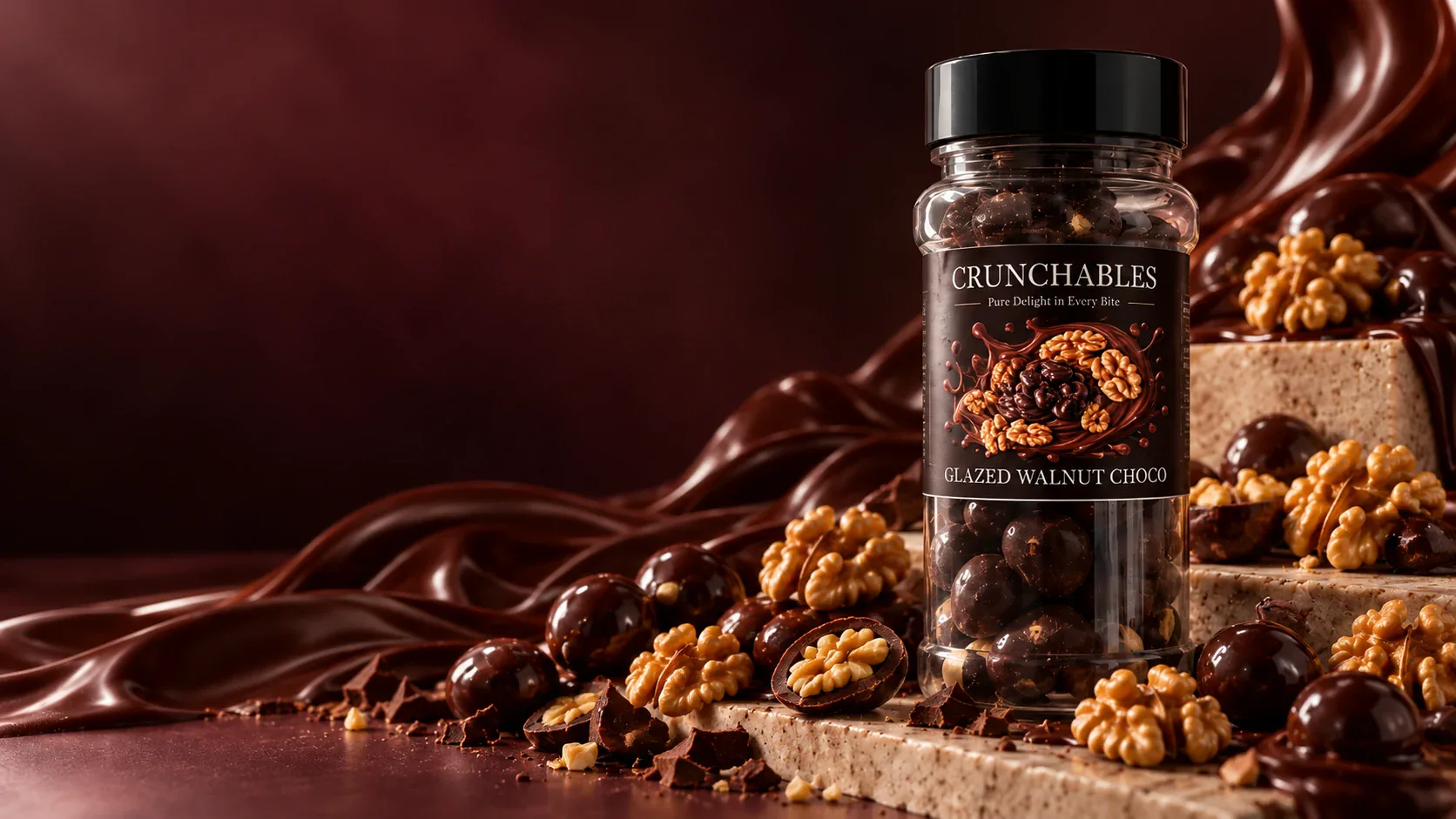 Glazed Walnut Choco